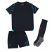 Manchester City kläder Barn 2023-24 Tredje Tröja Kortärmad (+ korta byxor)